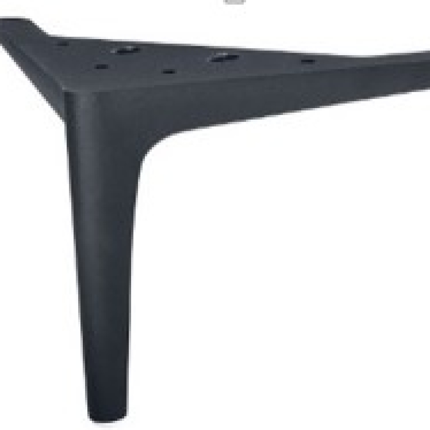 меблева опора -А453 висота = 100 мм,  покриття –black coating