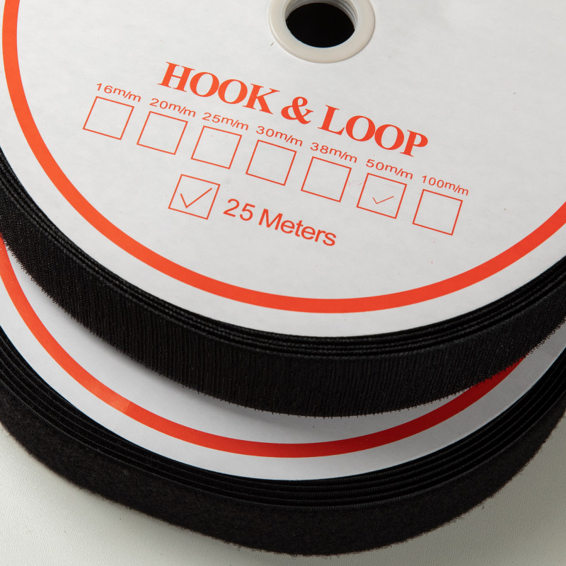 Липучка   20 mm - 11 цветов (25 метров бобина) hook&loop