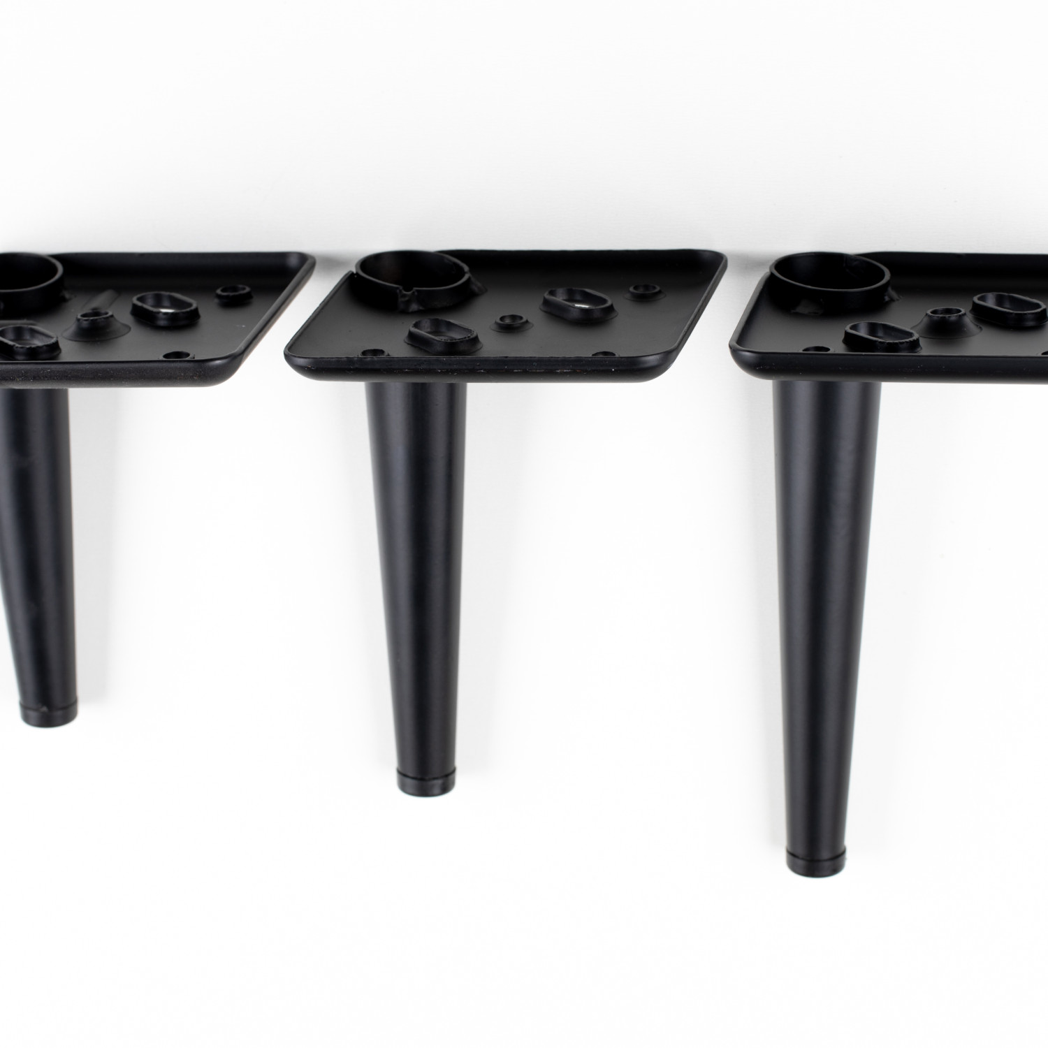 Меблева опора SL 001 iron, h = 130 mm, покриття black coating