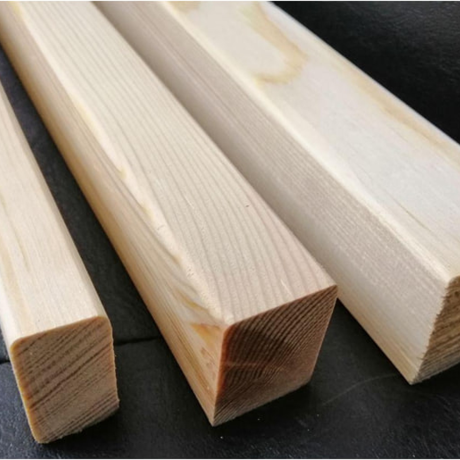 Брус сухий сосна струганий з 4х сторін з фасками